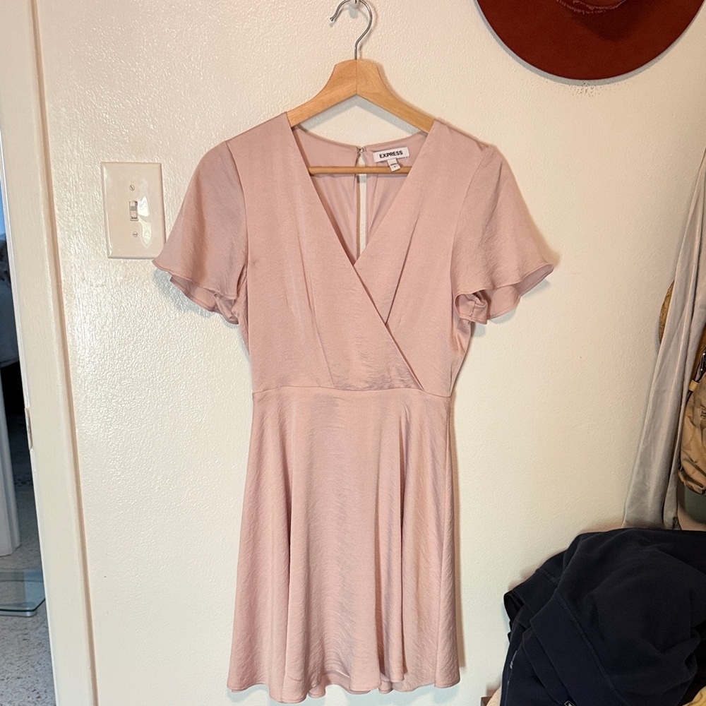 Express Blush Pink Mini Dress